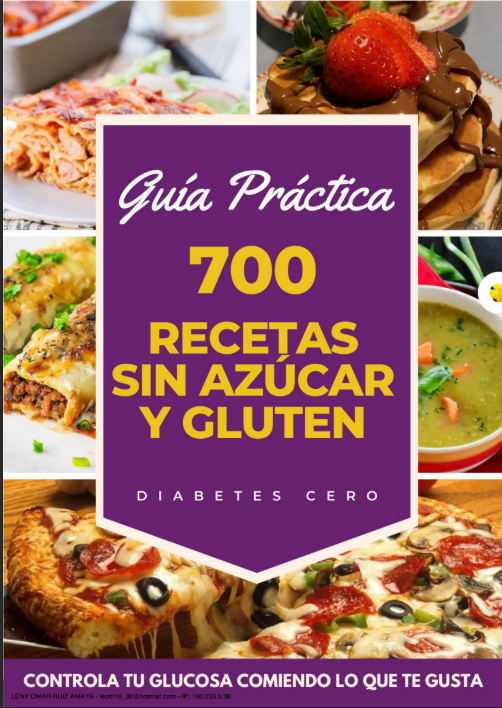 700 recetas sin azucar y sin gluten