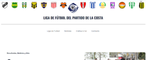 Liga de futbol de la costa