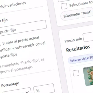 RDev Precios Inteligentes — Gestión Masiva y Actualización AJAX