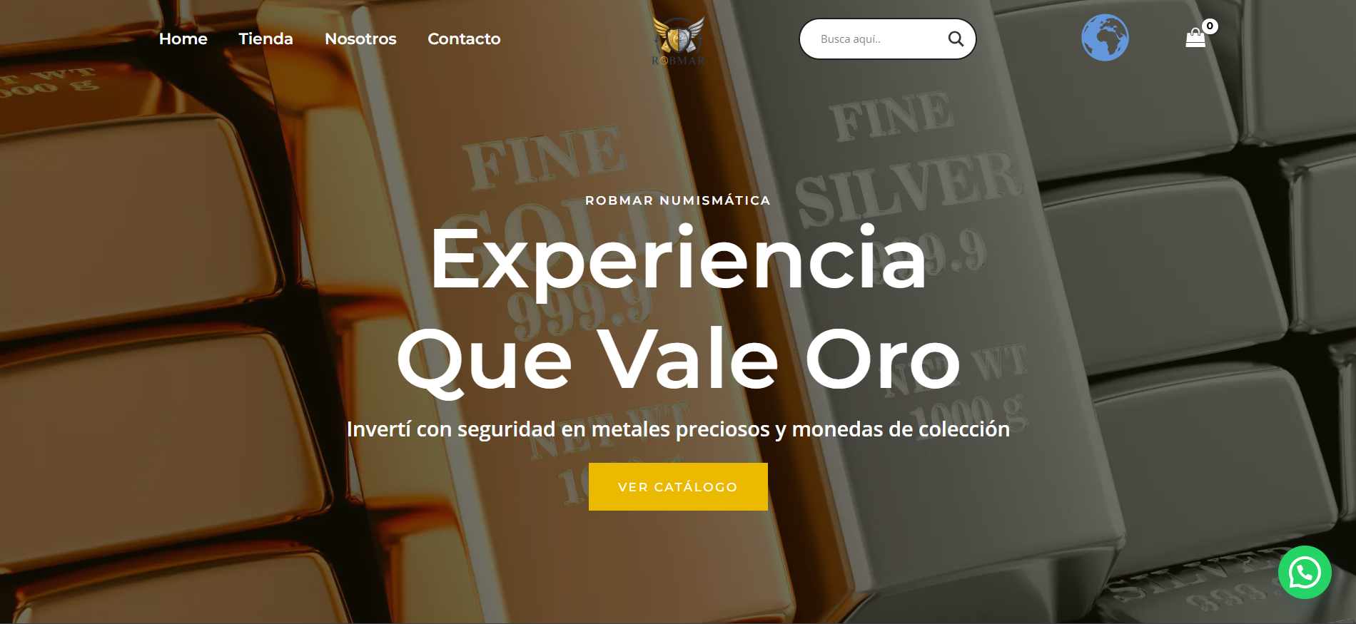 Ramiro Loizaga - Diseño y Desarrollo Web 10 Robmar numismática